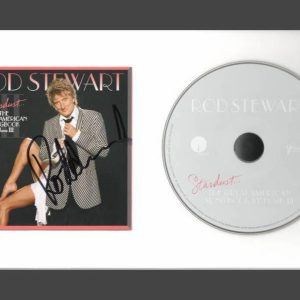 ROD STEWART SIGNED AUTOGRAPH STARDUST VOL 3 FRAMED CD DISPLAY - READY TO HANG!