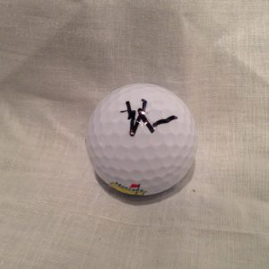 TIANLANG GUAN SIGNED AUTO GOLF BALL MASTERS COA WOW