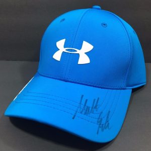 MATTHEW FITZPATRICK SIGNED AUTOGRAPH HAT CAP GOLF UNDER ARMOUR MASTERS OPEN COA
