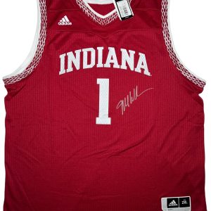 MIKE WOODSON SIGNED AUTOGRAPHED INDIANA HOOSIERS BASKETBALL JERSEY COA