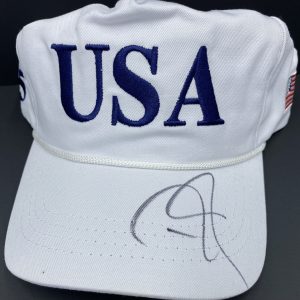 DONALD TRUMP JR SIGNED AUTOGRAPHED KEEP AMERICA GREAT AGAIN HAT 2020 COA PROOF !