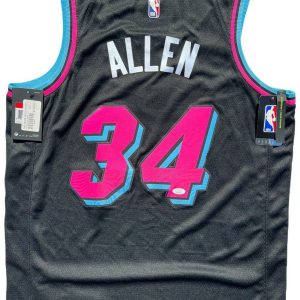 RAY ALLEN SIGNED MIAMI HEAT VICE CITY AUTHENTIC BASKETBALL JERSEY NIGHTS JSA