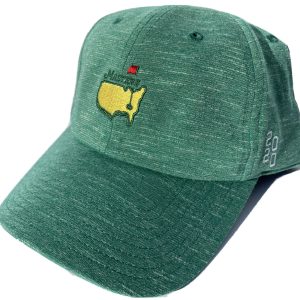 2020 MASTERS GREEN HEATHERED PERFORMANCE MEN’S HAT AUGUSTA NATIONAL GOLF NEW
