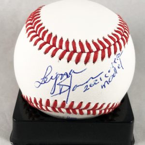 Leyna Bloom Signed Baseball SI Swim 2021 Cover Model 1 COA