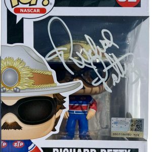 RICHARD PETTY SIGNED AUTOGRAPHED NASCAR 02 FUNKO POP VINYL FIGURE! RACING JSA A