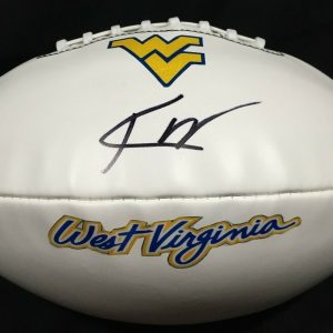 WEST VIRGINIA MOUNTAINEERS KEVIN WHITE SIGNED AUTOGRAPHED FOOTBALL PROOF COA!!
