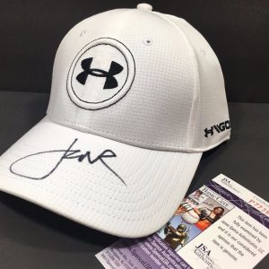 JORDAN SPIETH SIGNED AUTOGRAPH HAT CAP GOLF UNDER ARMOUR MASTERS US OPEN PGA JSA