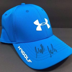 MATTHEW FITZPATRICK SIGNED AUTOGRAPH HAT CAP GOLF UNDER ARMOUR RYDER CUP COA