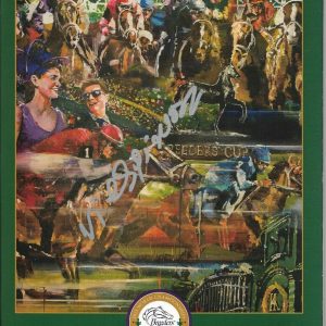 VICTOR ESPINOZA SIGNED AUTOGRAPHED BREEDERS CUP PROGRAM TRIPLE CROWN PHAROAH JSA