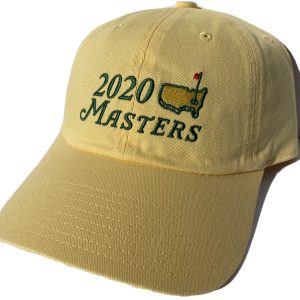 2020 MASTERS YELLOW COTTON MEN’S HAT AUGUSTA NATIONAL GOLF CLUB ADJUSTABLE NEW