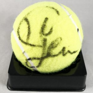 Eugenie Bouchard Signed Tennis Ball COA