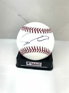 Yu Darvish Hand Signed OML Baseball San Diego Padres Beckett CERT #2