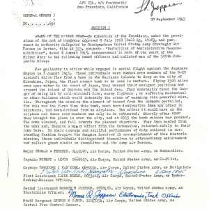 DUTCH VAN KIRK & MORRIS JEPPSON SIGNED SILVER STAR DOCUMENT PSA DNA AC71779