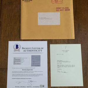 Bill Clinton Signed Autograph 1999 Birthday Letter To Casey Kasem BAS Certified