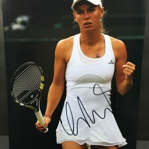 CAROLINE WOZNIACKI SIGNED AUTO 8X10 PHOTO TENNIS WIMBLEDON FRENCH OPEN US COA