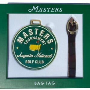 2022 MASTERS GREEN BAG TAG AUGUSTA NATIONAL GOLF CLUB NEW