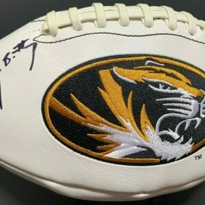 #7 KELLY BRYANT SIGNED AUTOGRAPHED MISSOURI TIGERS LOGO FOOTBALL PSA/DNA