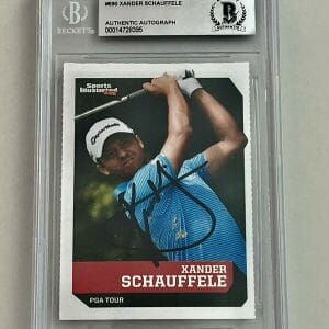 XANDER SCHAUFFELE HAND SIGNED SI FOR KIDS ROOKIE CARD SLABBED BAS BECKETT