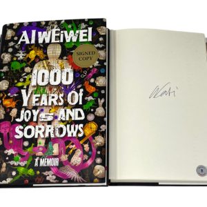 Ai Weiwei Signed Autograph 1000 Years of Joys & Sorrows Book Artist Beckett COA