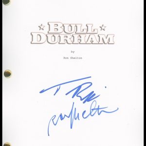 Tim Robbins & Ron Shelton "Bull Durham" AUTOGRAPH Signed Script Screenplay ACOA
