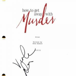 VIOLA DAVIS SIGNED AUTOGRAPH HOW TO GET AWAY WITH MURDER FULL PILOT SCRIPT RARE!