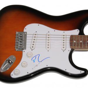 TOBEY MAGUIRE SIGNED AUTOGRAPH FENDER ELECTRIC GUITAR - SPIDER-MAN RARE! JSA COA