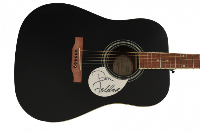 DON FELDER SIGNED AUTOGRAPH GIBSON EPIPHONE ACOUSTIC GUITAR - EAGLES ...