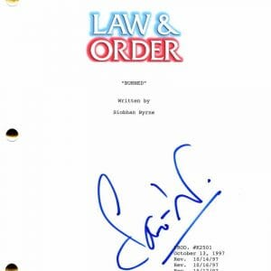 SAM WATERSTON SIGNED AUTOGRAPH LAW & ORDER FULL EPISODE SCRIPT - ADA JACK MCCOY
