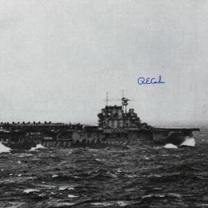 RICHARD E. COLE SIGNED 11X14 USS HORNET PSA DNA AD94470 DOOLITTLE RAIDERS (D)