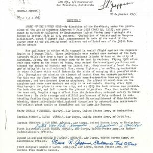 DUTCH VAN KIRK & MORRIS JEPPSON SIGNED SILVER STAR DOCUMENT PSA DNA AC71778