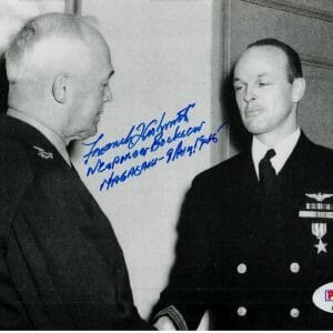 FREDERICK ASHWORTH SIGNED 5X7 PHOTO PSA DNA AE08190 (D) BOCKSCAR WEAPONEER