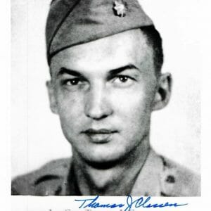 THOMAS CLASSEN SIGNED 5X7 PSA DNA AD28794 509TH COMP GROUP DEPUTY COMMANDER