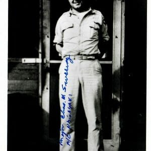 CHARLES SWEENEY SIGNED 5x7 PHOTO PSA DNA AE71477 (D) ATOMIC BOMB BOCKSCAR C-15