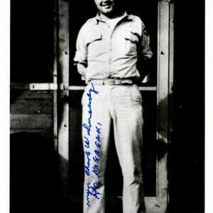CHARLES SWEENEY SIGNED 5x7 PHOTO PSA DNA AE71478 (D) ATOMIC BOMB BOCKSCAR C-15