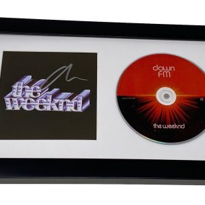 The Weeknd Signed Autographed Dawn FM Framed CD Display Abel Tesfaye COA