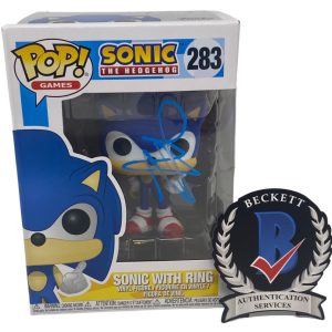Ben Schwartz Signed Autographed Sonic The Hedgehog Funko Pop Figure Beckett COA