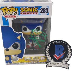 Ben Schwartz Signed Autographed Sonic The Hedgehog Funko Pop Figure Beckett COA