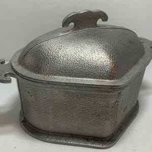 Vintage Guardian Ware Service- Heart or Triangle shape Pan w/ Lid