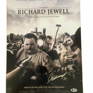 Clint Eastwood Richard Jewell Signed Autograph 12x18 Poster Photo BAS Certified