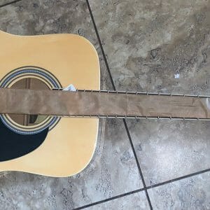 Dwight Yoakam Signed Guitar Honky Tonk Man Song Title Lyrics PSA Certified