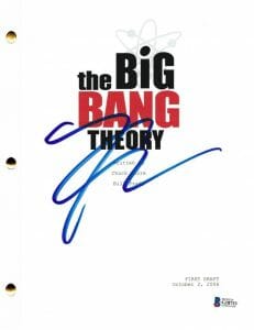 KALEY CUOCO SIGNED THE BIG BANG THEORY PILOT SCRIPT AUTHENTIC AUTOGRAPH BECKETT COLLECTIBLE MEMORABILIA