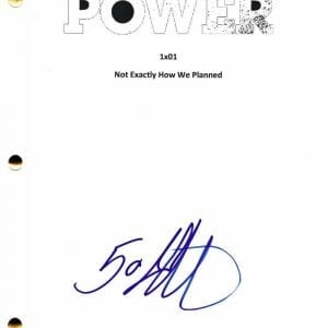 50 CENT CURTIS JACKSON POWER SIGNED PILOT SCRIPT AUTHENTIC AUTOGRAPH COA