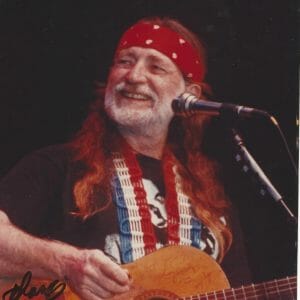 WILLIE NELSON Signed Autograph 8x10 Photo JSA COA