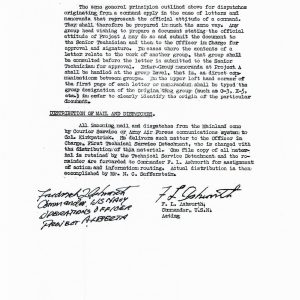 FREDERICK ASHWORTH SIGNED DOCUMENT PSA DNA AD28828 PROJECT ALBERTA ATOMIC BOMB