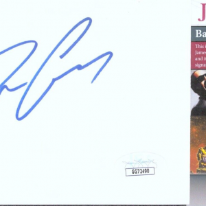 JAMES CAMERON Signed Autograph 4x6 Card JSA COA Titanic Aliens