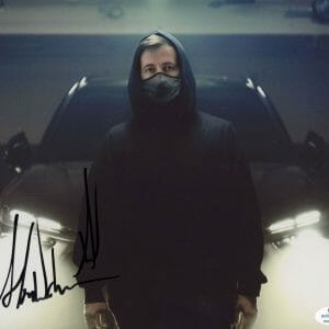 ALAN WALKER SIGNED 8X10 PHOTO 4 ACOA