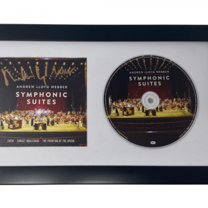 Andrew Lloyd Webber Signed Symphonic Suites Framed CD Evita Composer Beckett COA