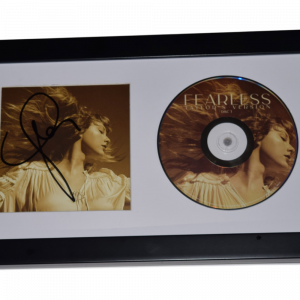 Taylor Swift Signed Autographed Fearless Framed CD Booklet Display COA