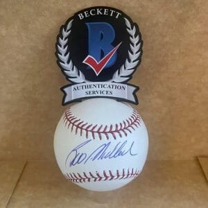 BILL MADLOCK PIRATES/CUBS SIGNED AUTOGRAPHED M.L. BASEBALL BAS AUTHENTICATED