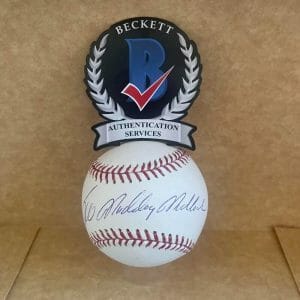 BILL MADDOG MADLOCK PIRATES/DODGERS SIGNED AUTO M.L. BASEBALL BAS AUTHENTICATED